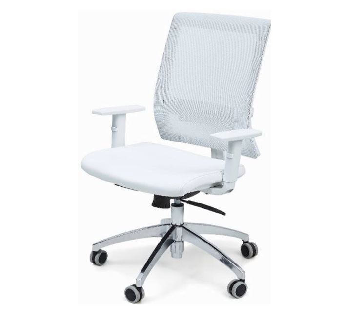 Jojo Low Back Chair (White) 0