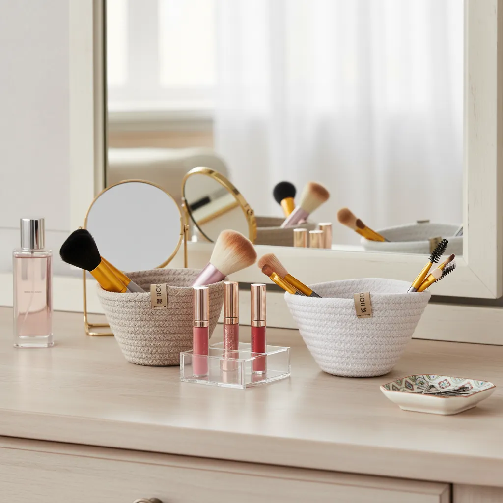 Charm Organizer Basket-Rustic 1