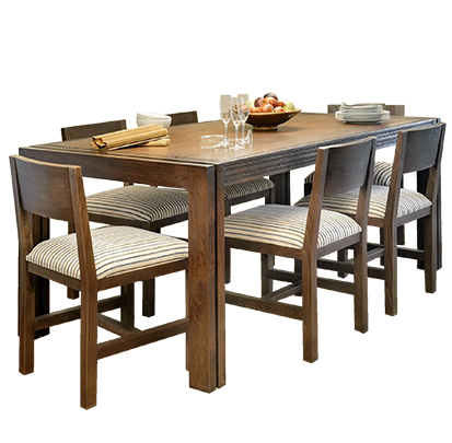 Enriche Classic Dining Table With Handcrafted Engravings 0