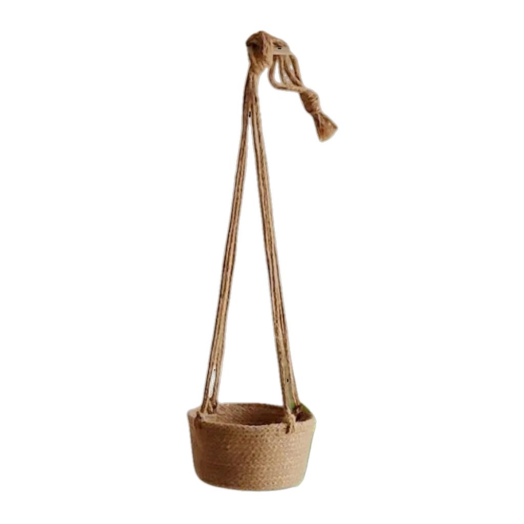 Jute Hanging Plant Pot Basket 0