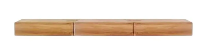 Kaya Floating TV Unit With 3 Drawers In Oak Wood image