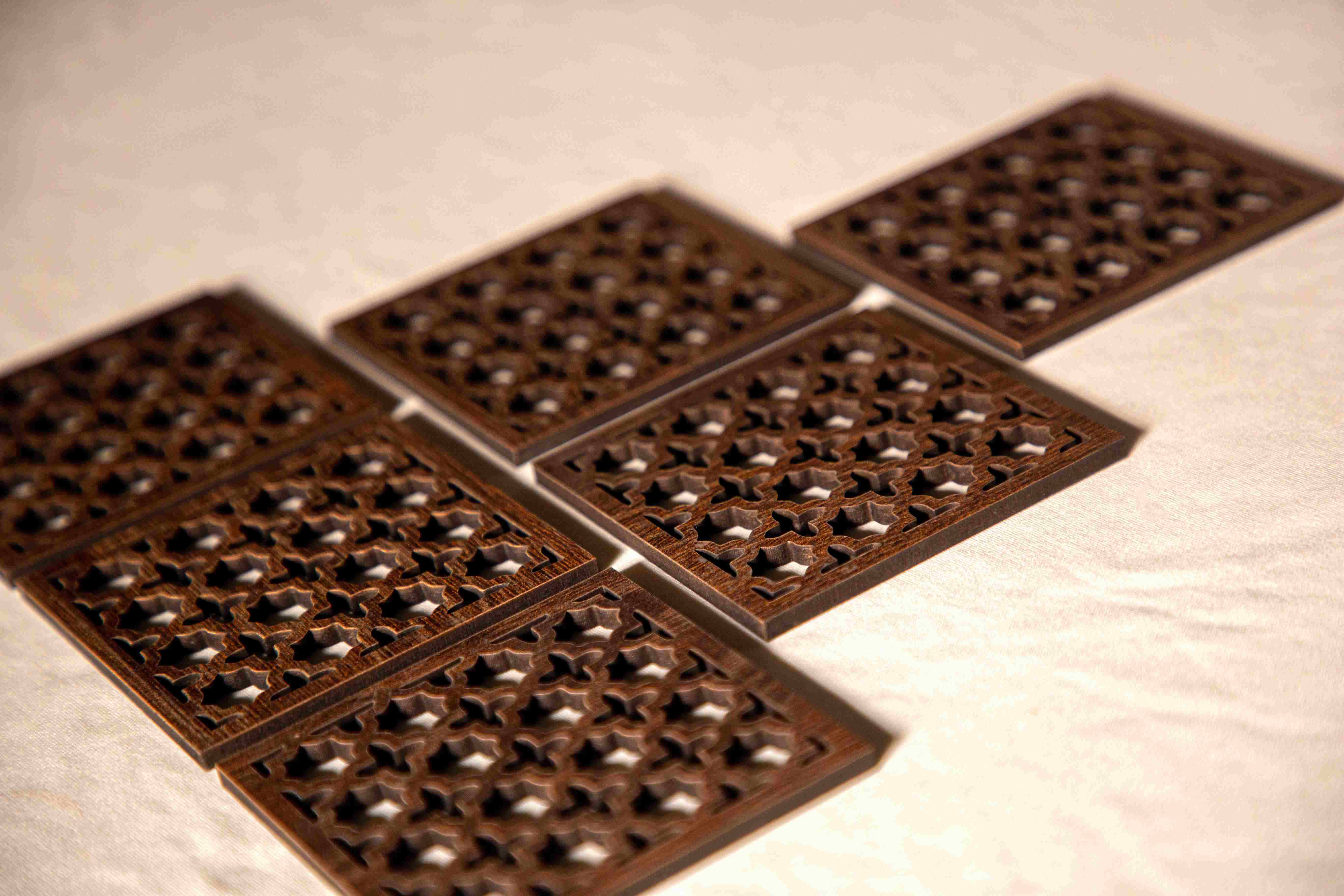Arabesque Coasters - Set of 6 6