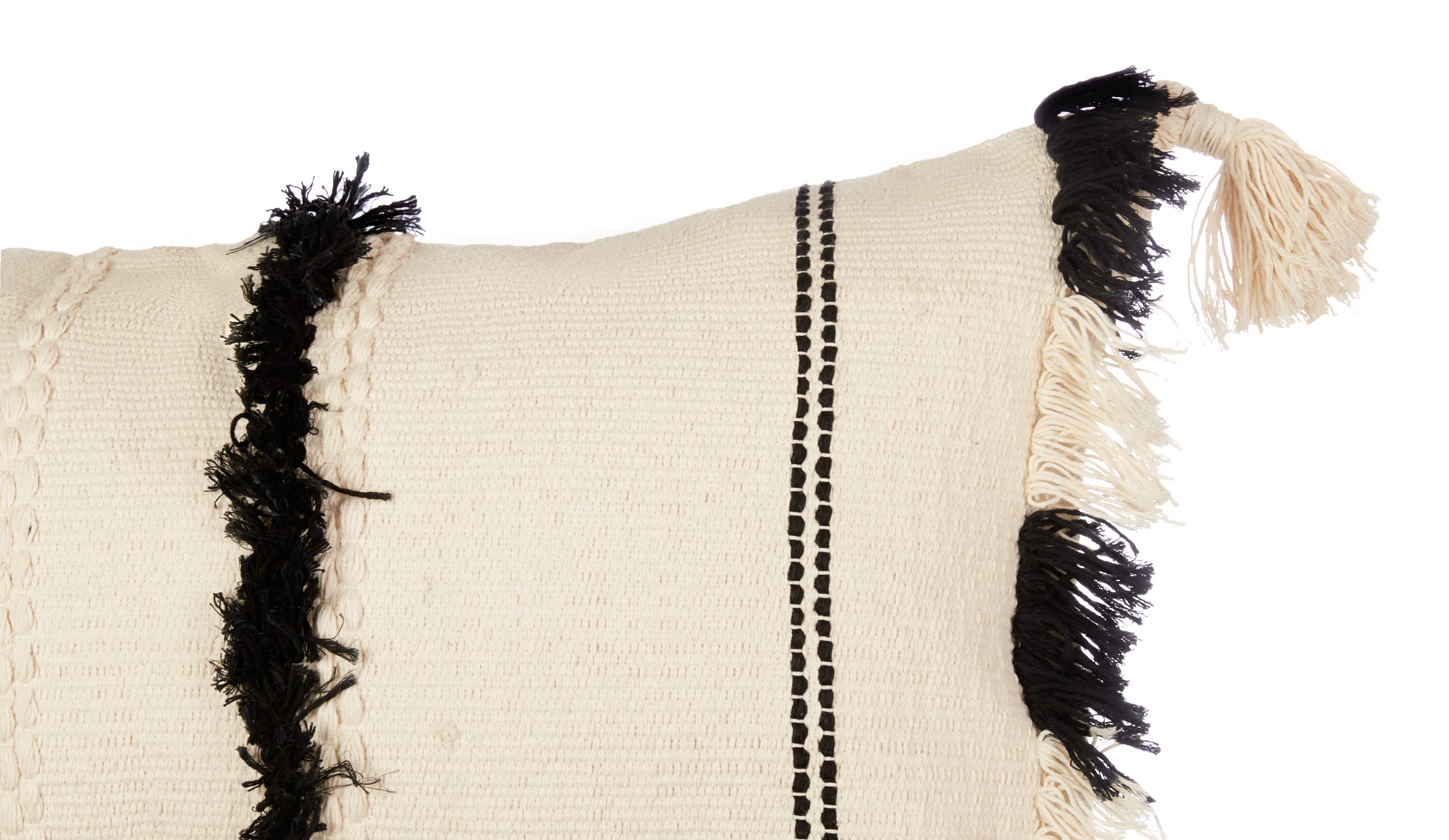 Black and white Tufted Cushion 1