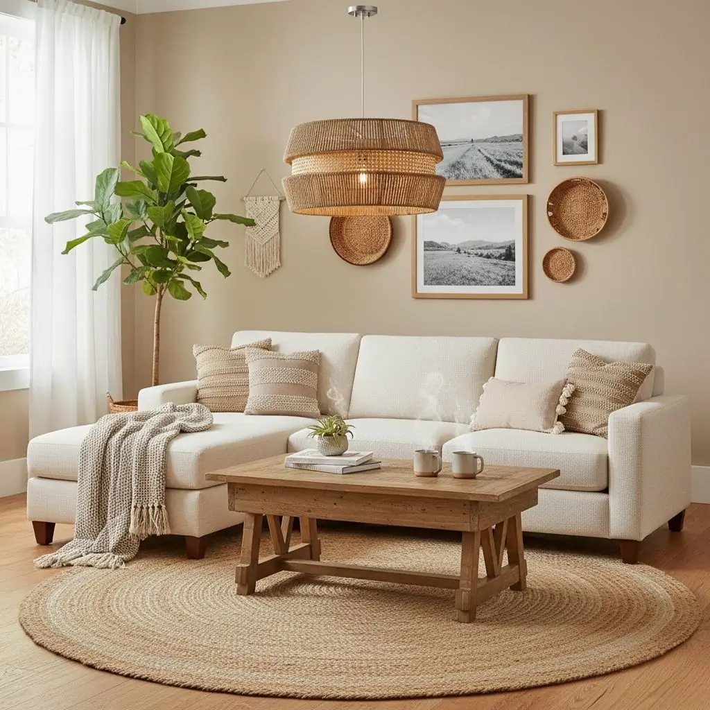 Boho ceiling lamp ARK-C014 1