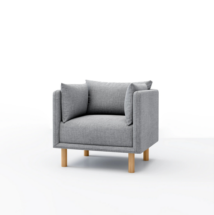 Mcann Wooden Legs Armchair 1