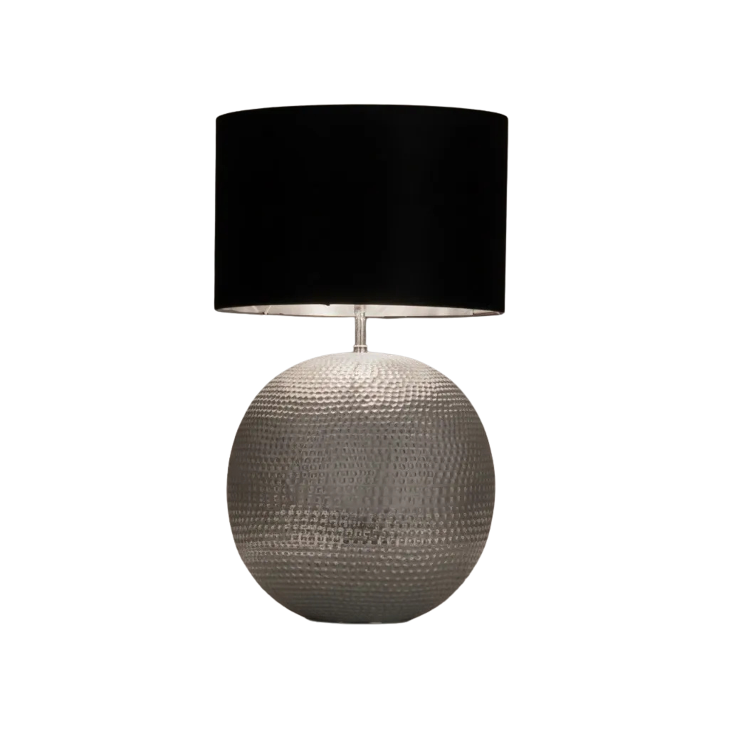 Black-Shaded Metallic Table Lamp - YL-T-2825 0