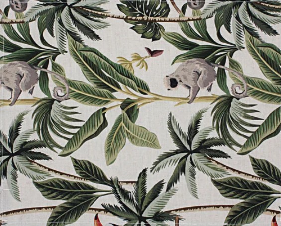 Green Jungle Linen Placemats (Set of 2) 0