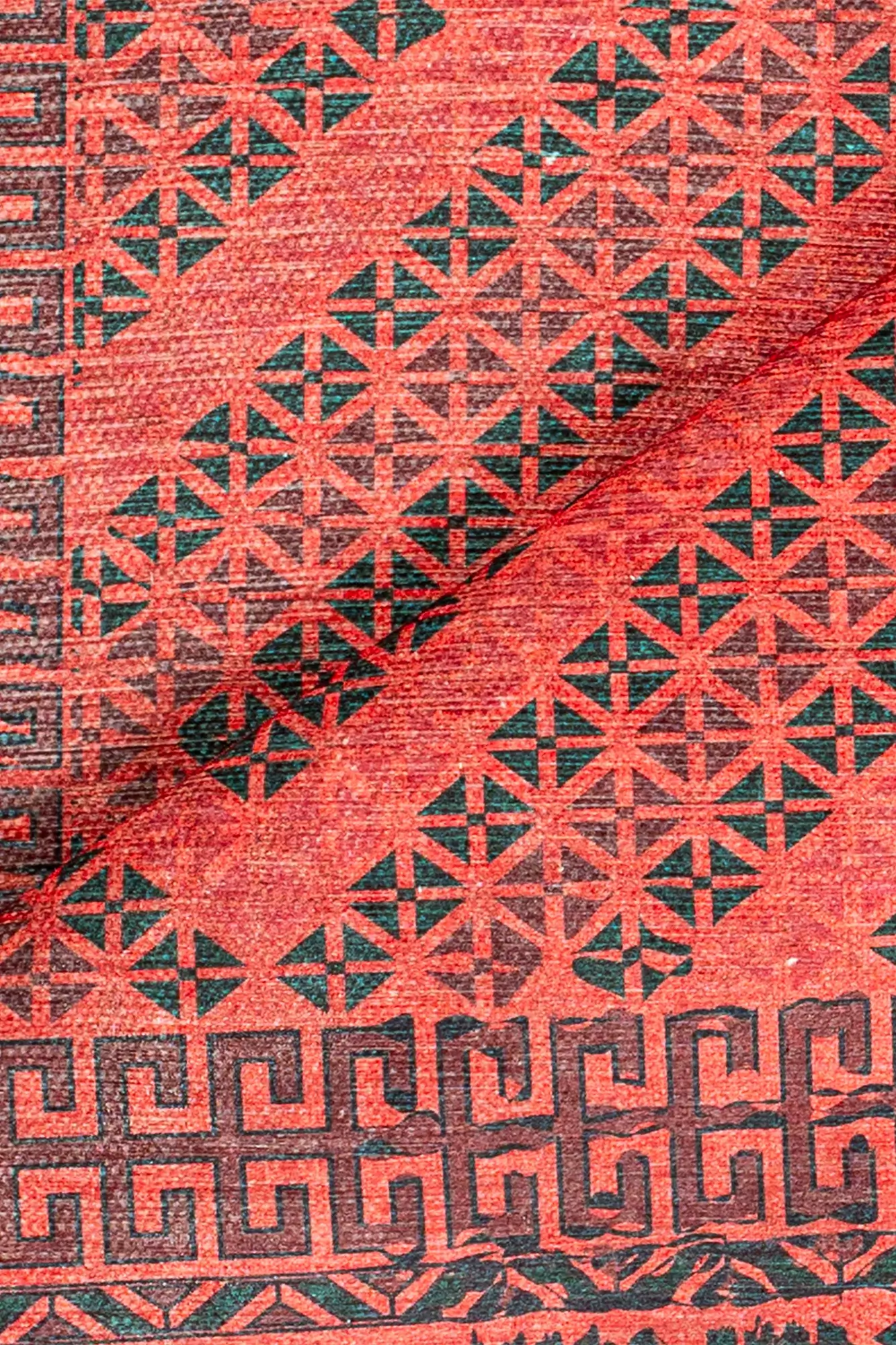 Saraya Digital Woven Rug – Tribal Precision and Bold Comfort 1