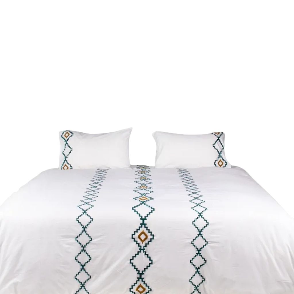 طقم غطاء لحاف مطرز فولك 0
