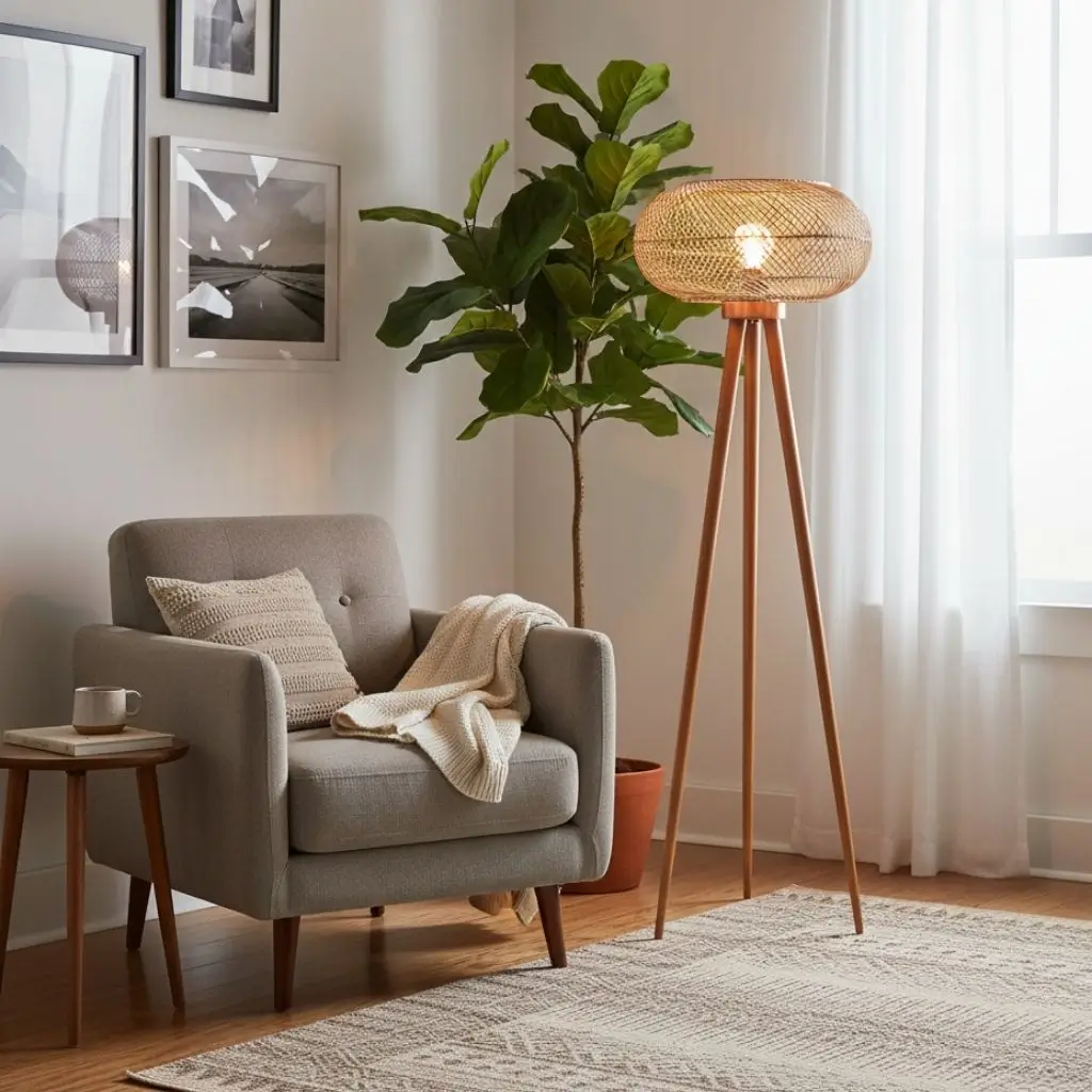 Boho Bambo Floor Lamp BL50 1
