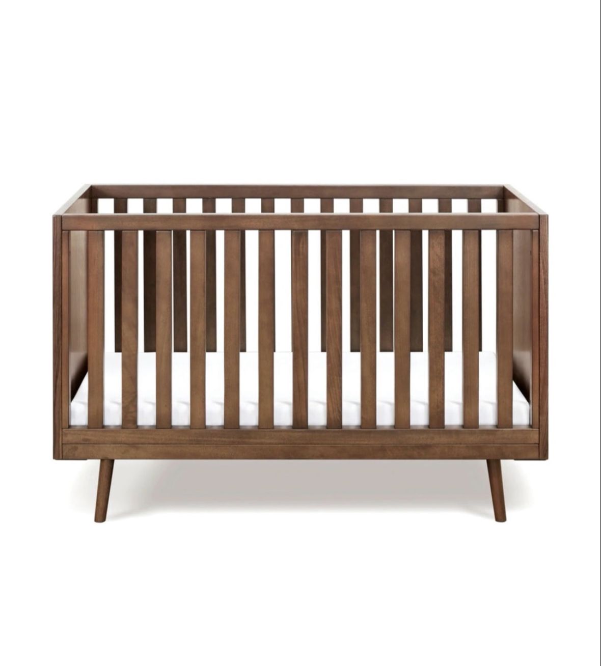 Woven Crib - Wooden Structure With Slatted Design 0