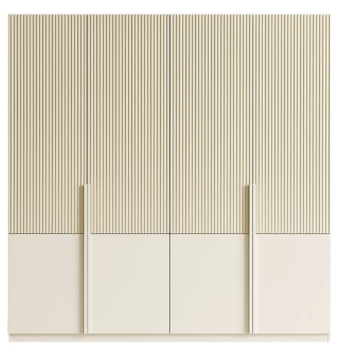 Ribbed Luxe Hinged Wardrobe 0