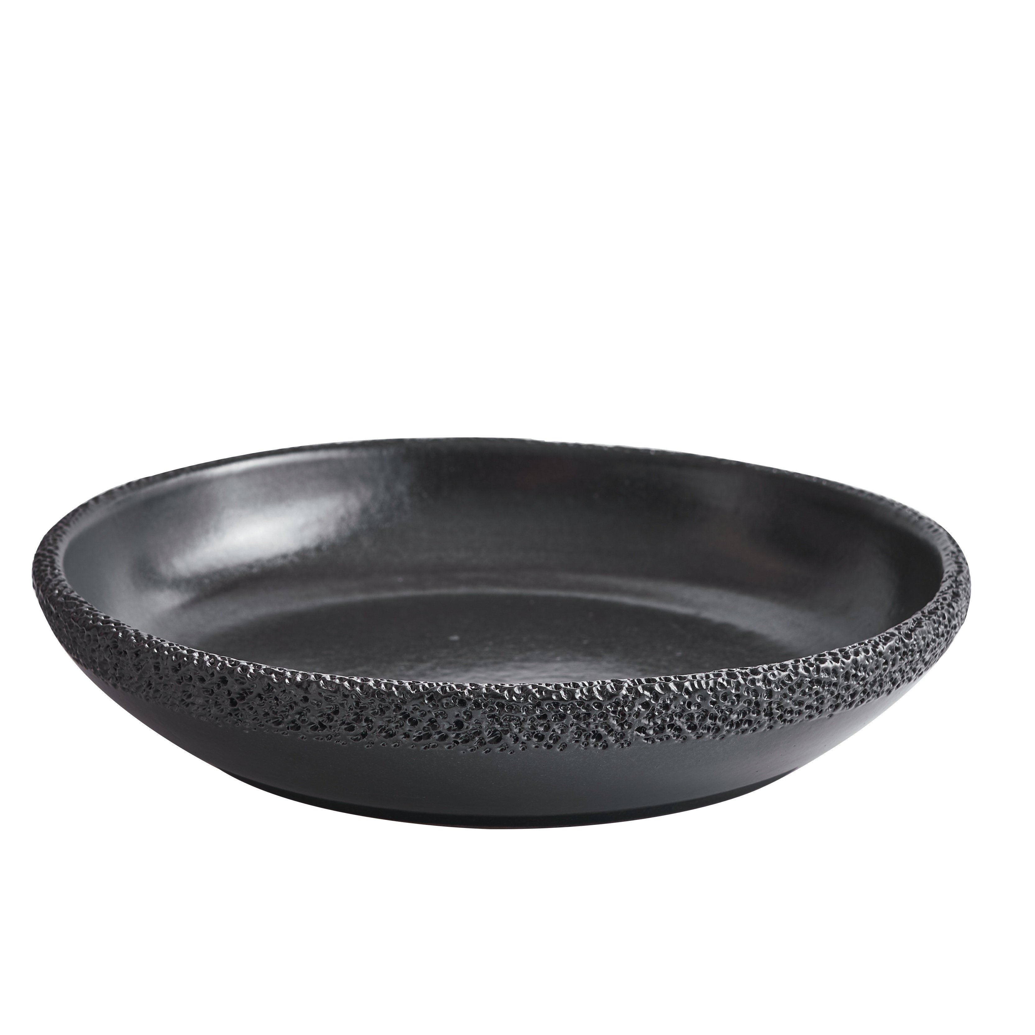 Ashes Plate Full Hammered Black 0