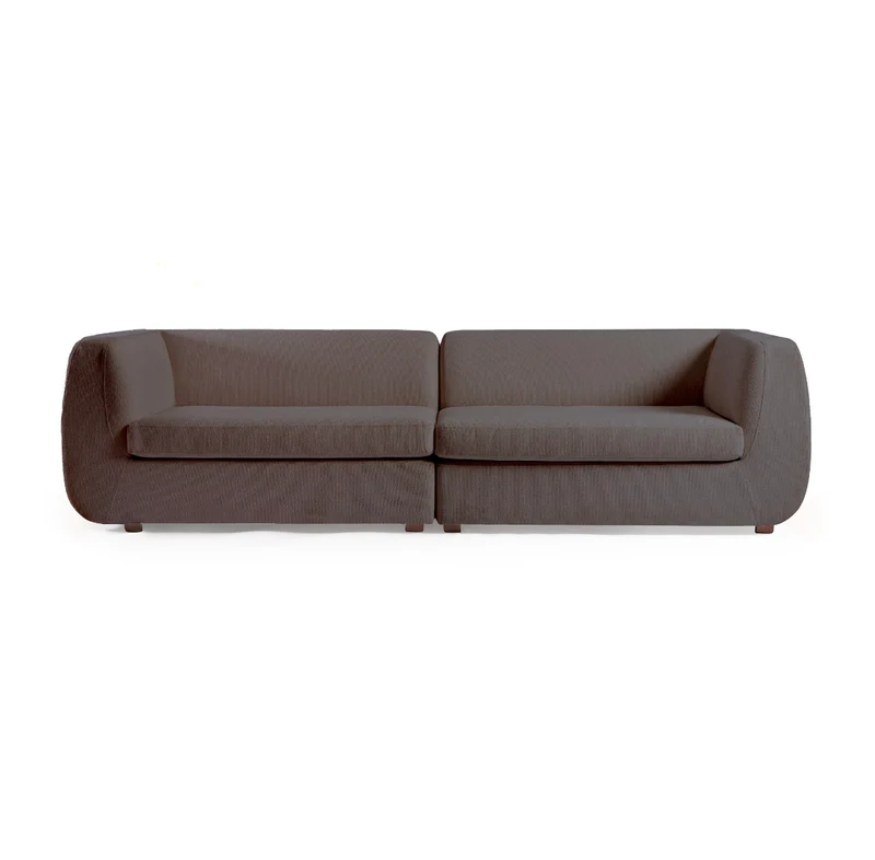 Oxie Three Seater Sofa (Bella Cocoa) 0