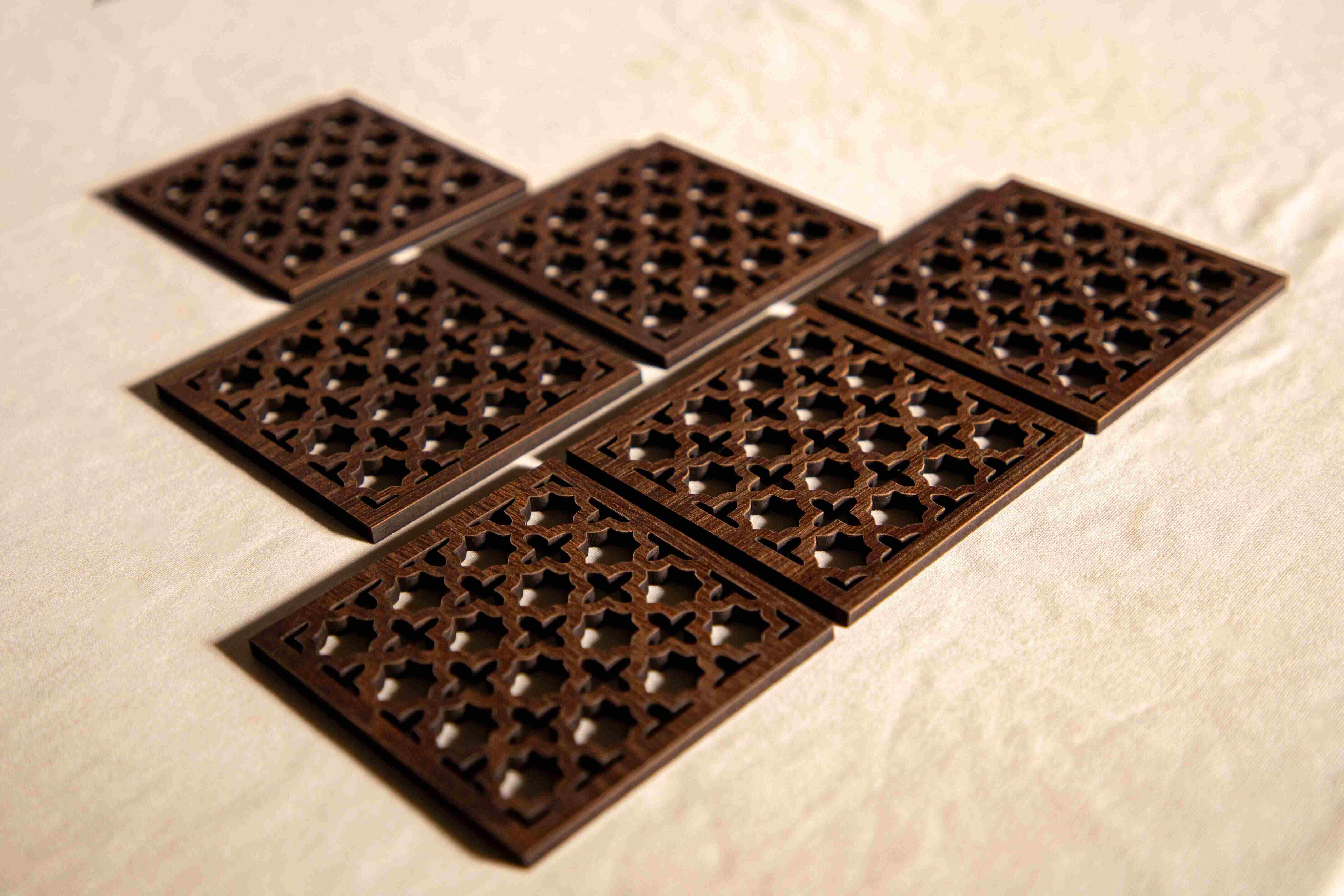 Arabesque Coasters - Set of 6 7