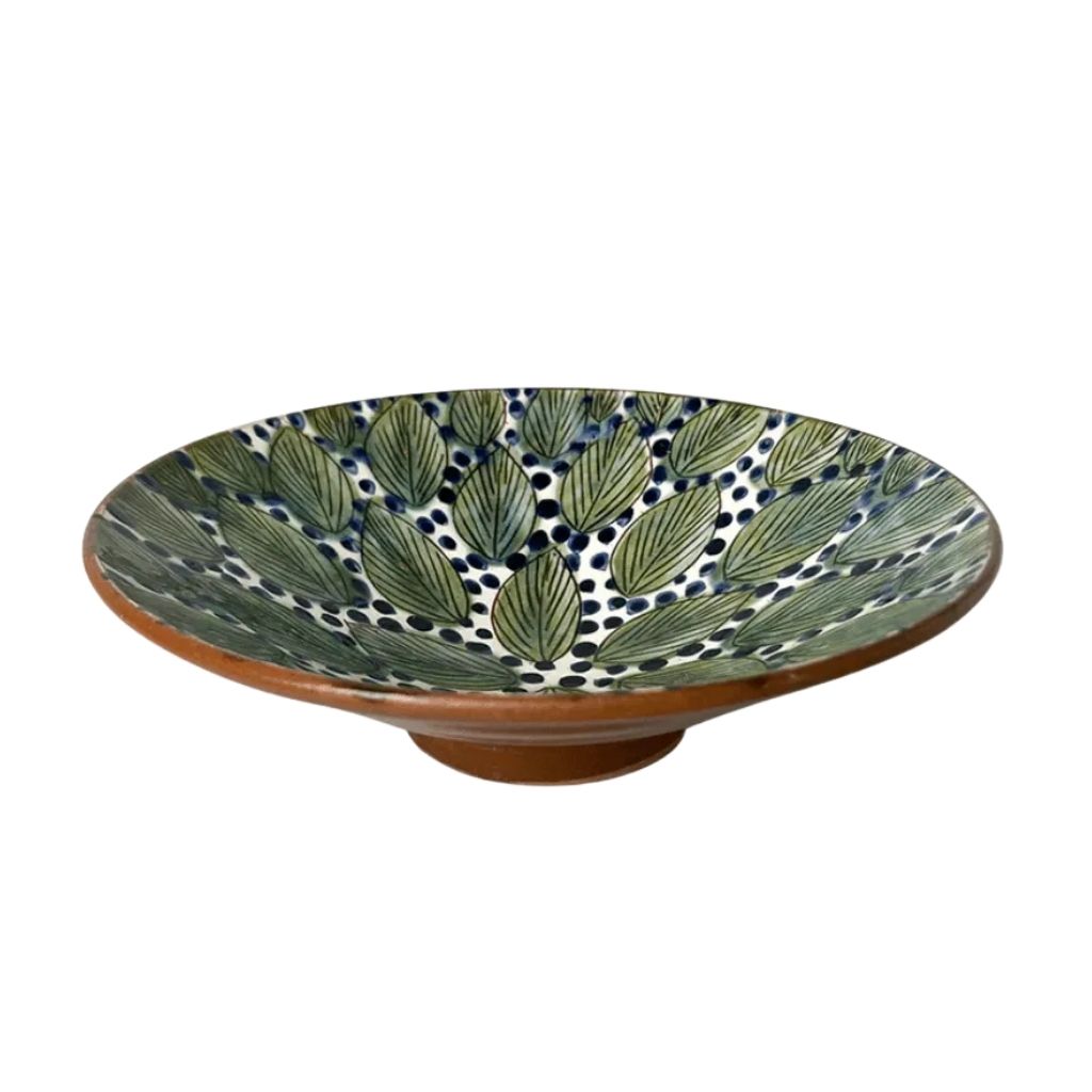 Aligned Leaves Serving Plate 0