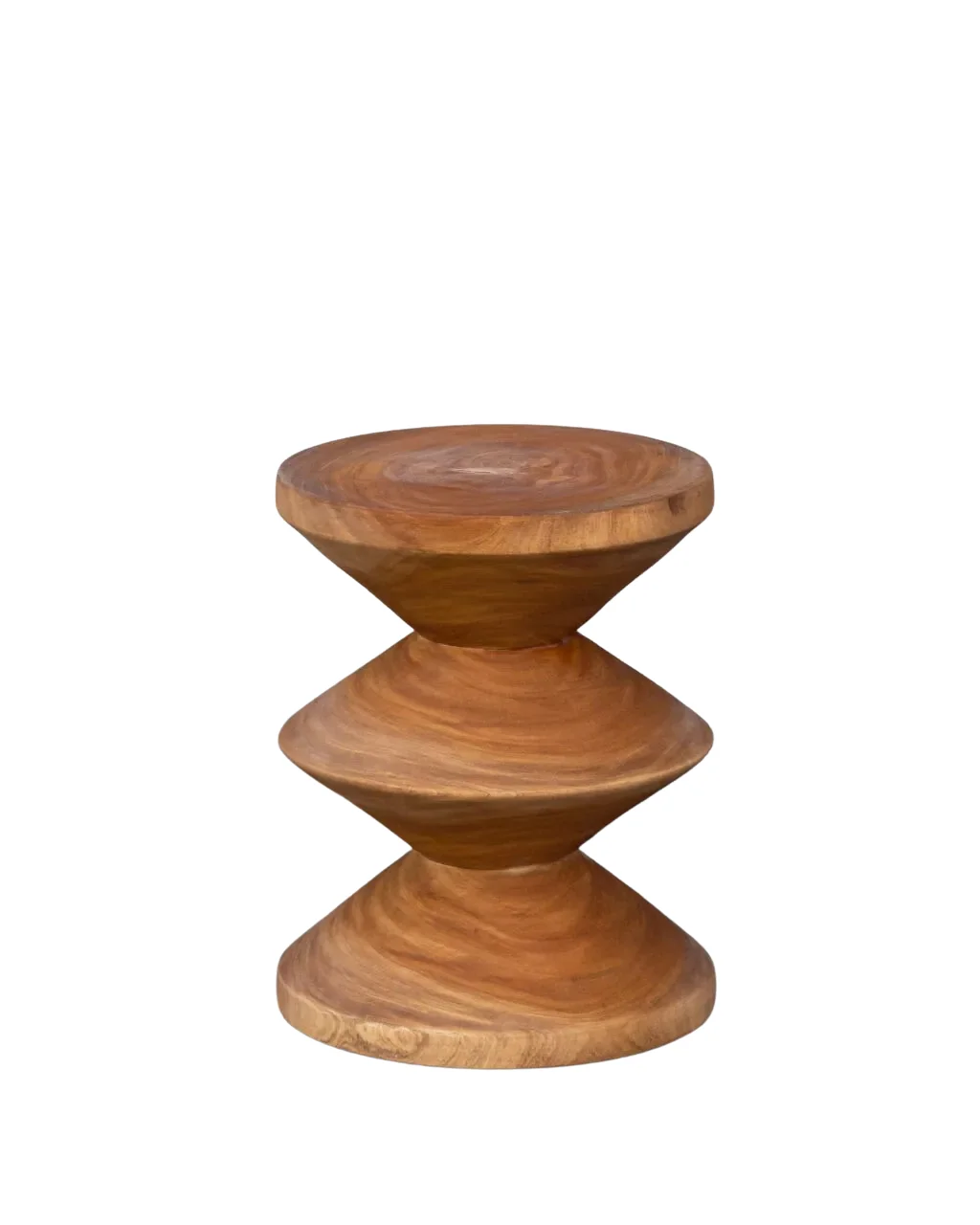 Spiro Wooden Stool\ Side Table - Sturdy Base 0