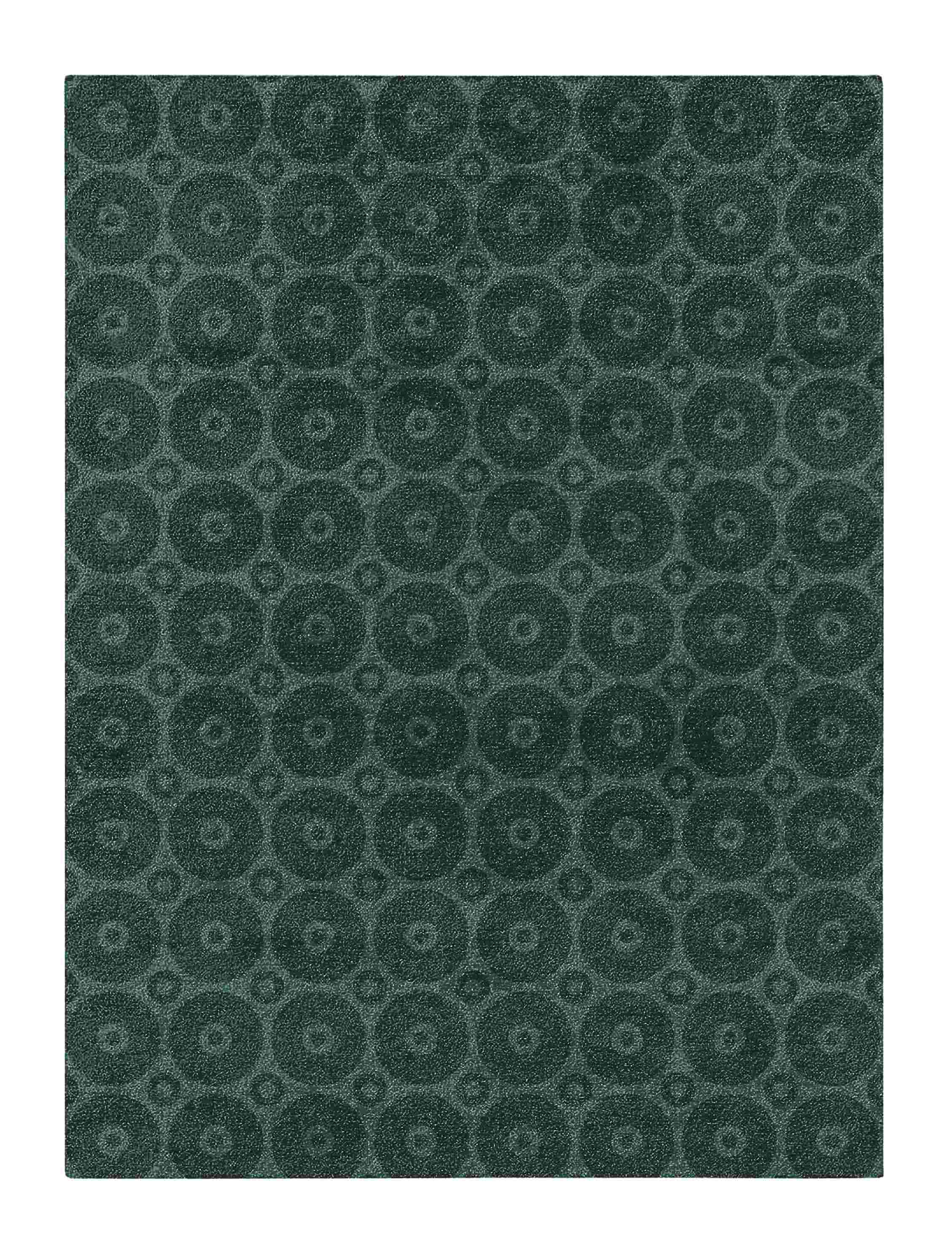 Eccentric Rug - Unique Blend of Geometric Wool and Viscose 5