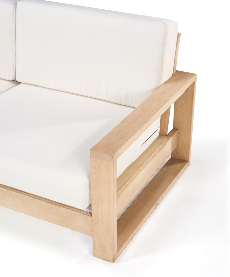 Brooklyn Outdoor Beech Wood Sofa 2