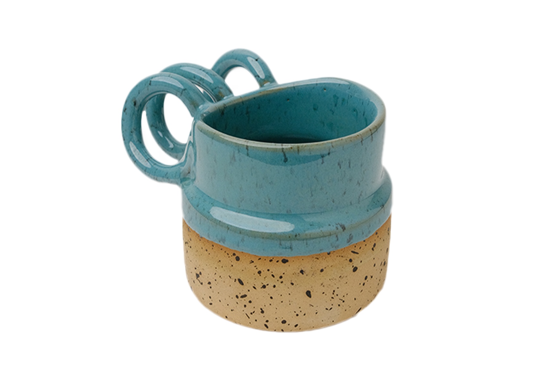 Gi Designs Triple Hoop Mug Baby Blue 240ml 0