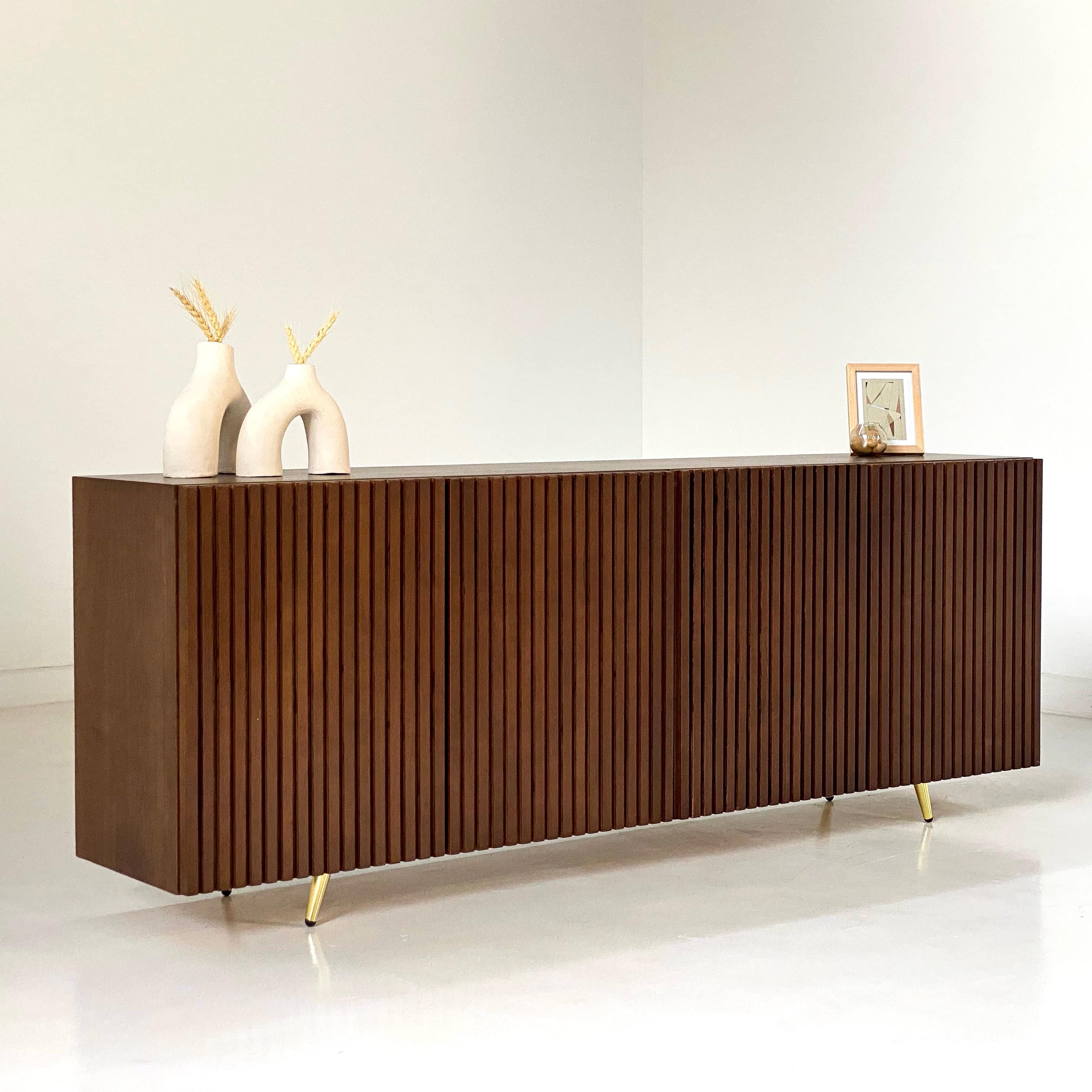 Keira Buffet - Sturdy Beech And Counter Wood 1