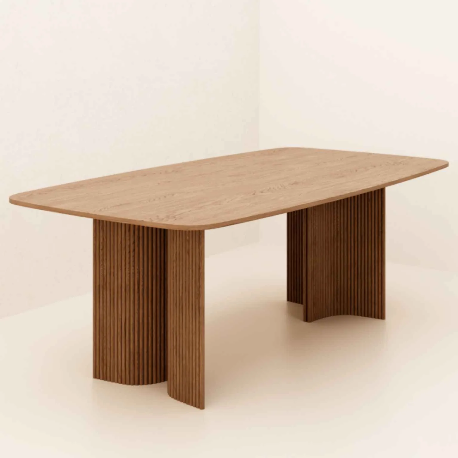 Fern Natural Wood Dining Table 4