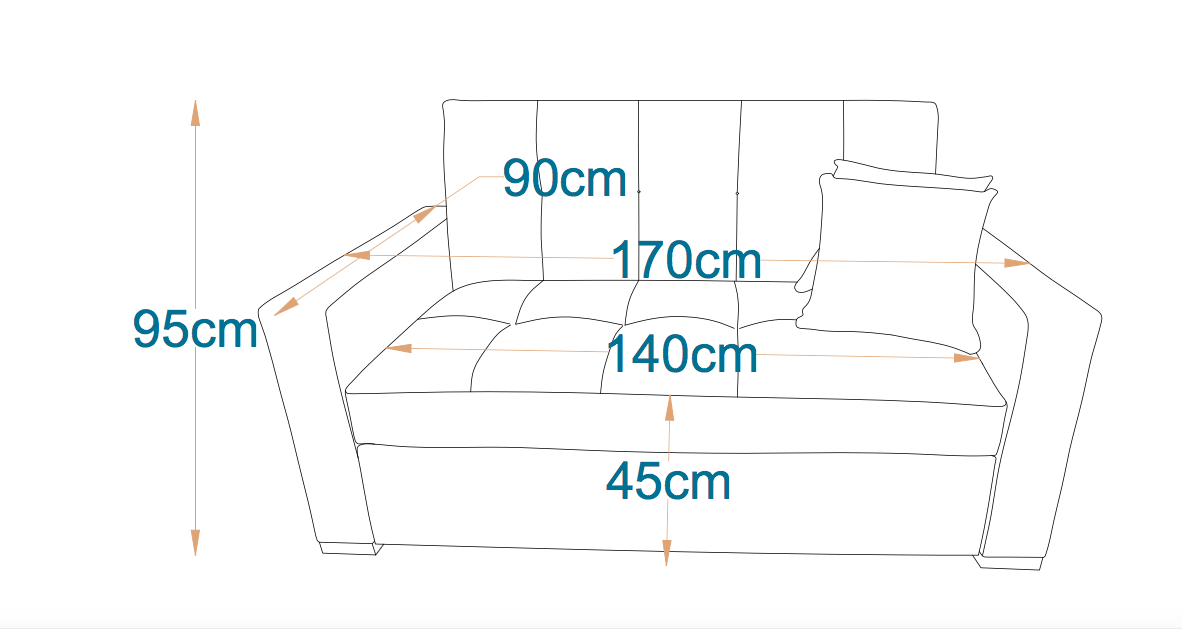 Quebec Pull Out Bed For 2 - Full Upholstered 5