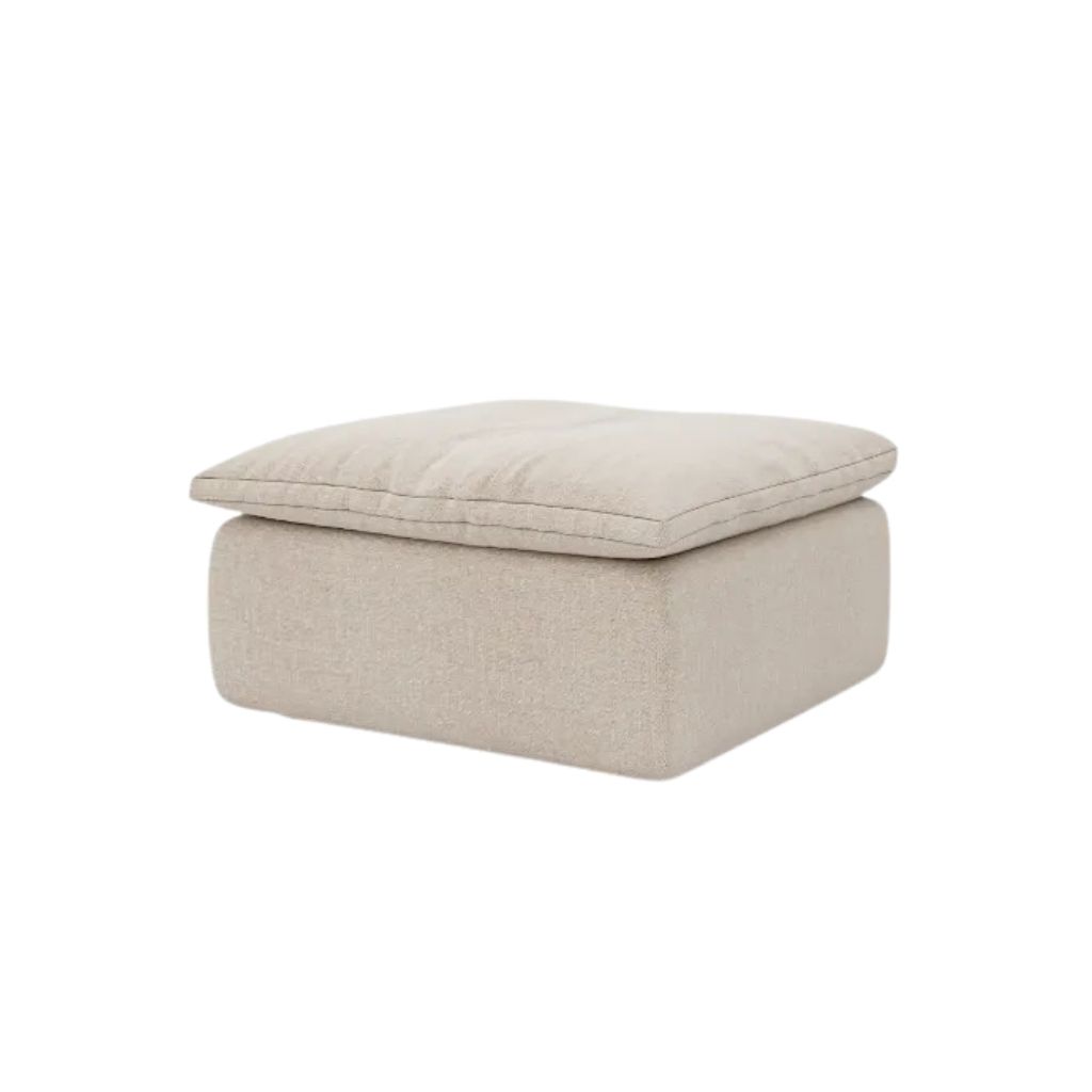 Sink-In Footstool - Polyester Upholstery 0