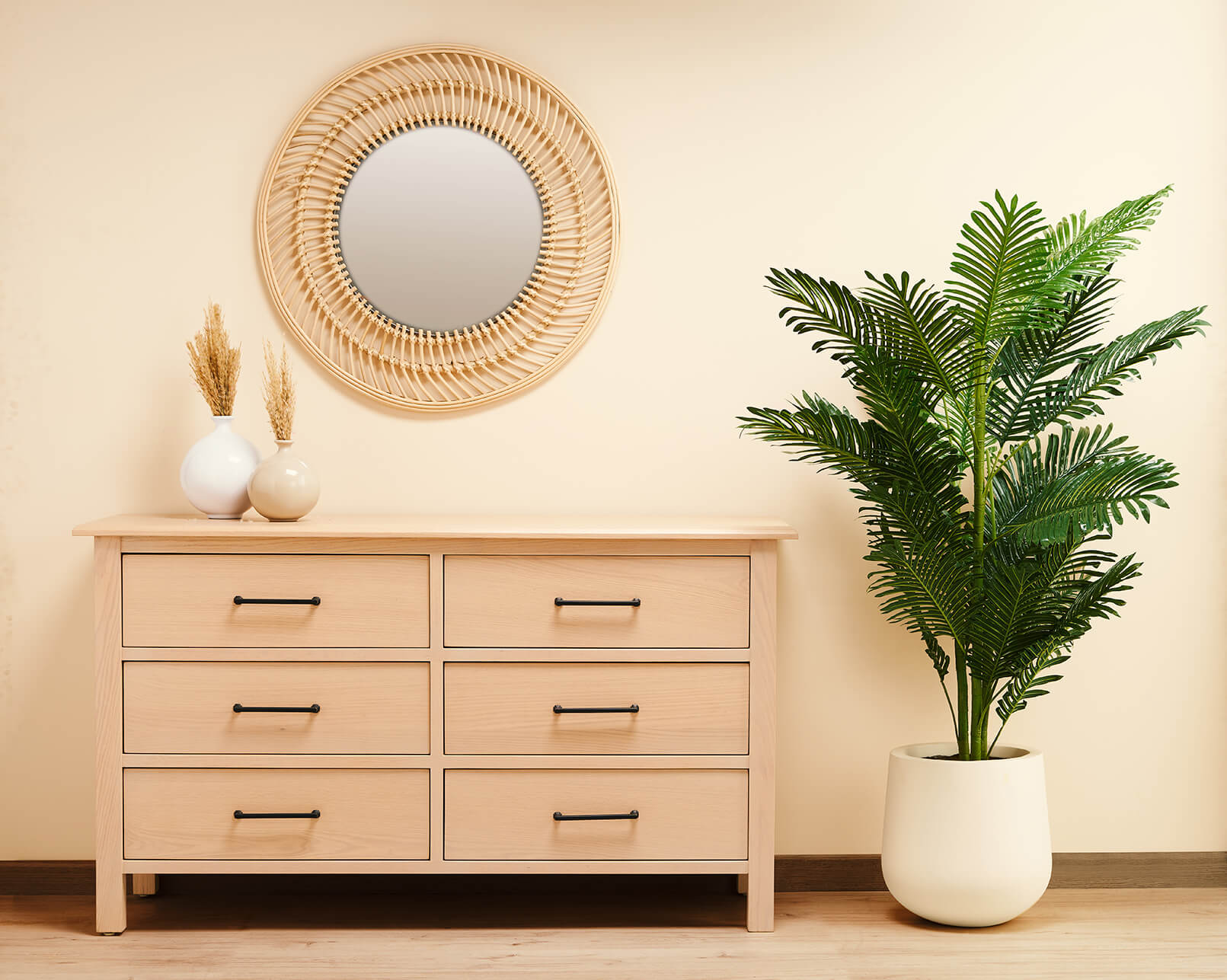 Lea 6 Drawers Wood Chest 4