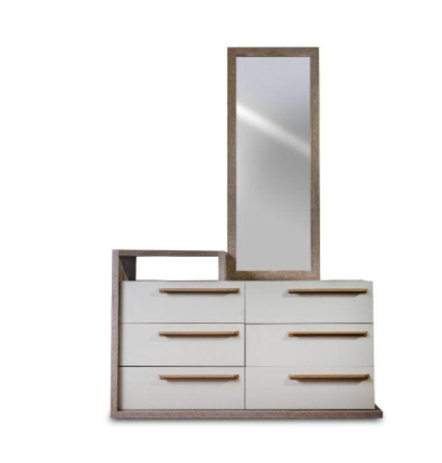 LEGO-EM  Drawer Dresser with Mirror 0
