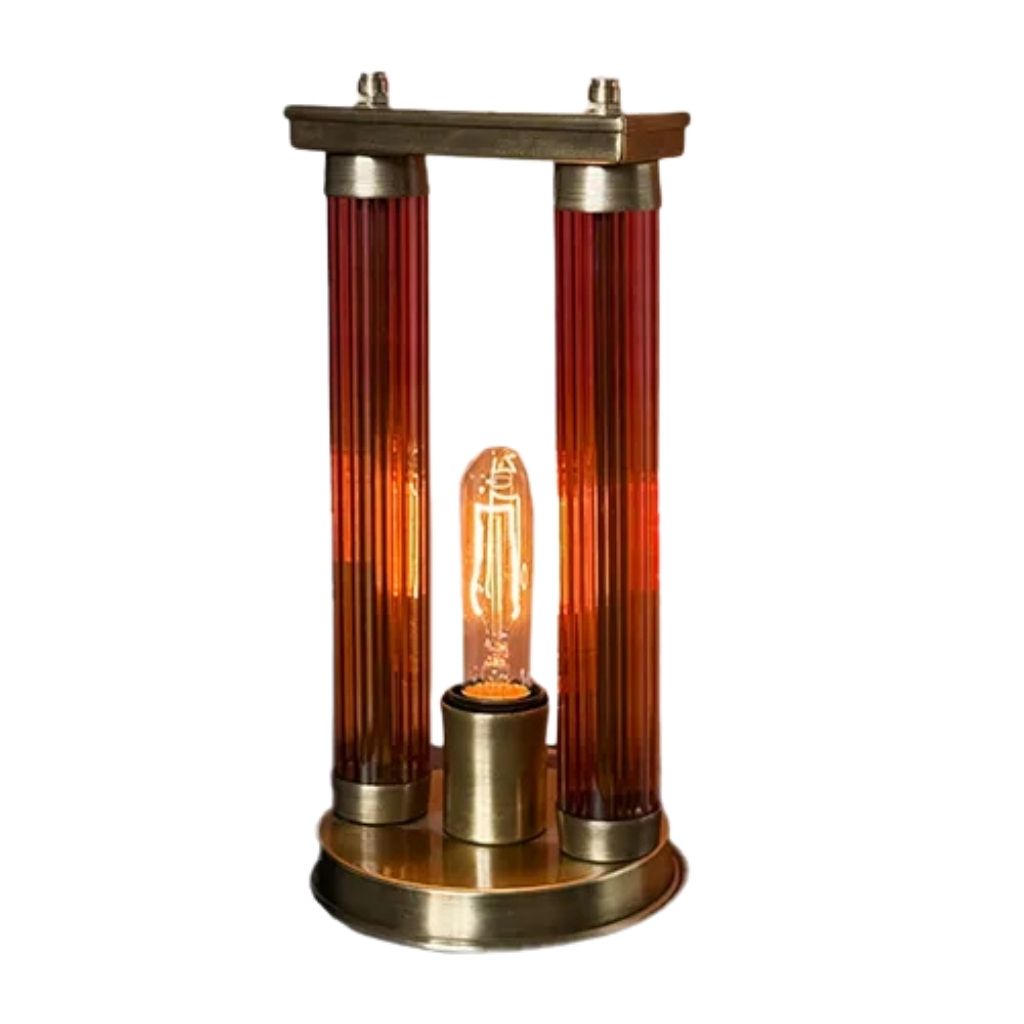 Aura Table Lamp - Brass & Gradient Glass 0