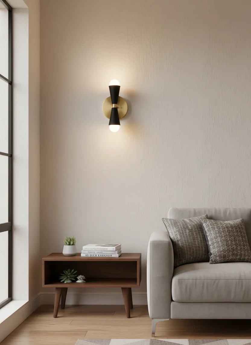 Wall Lamp - Gold And Black YL767 1
