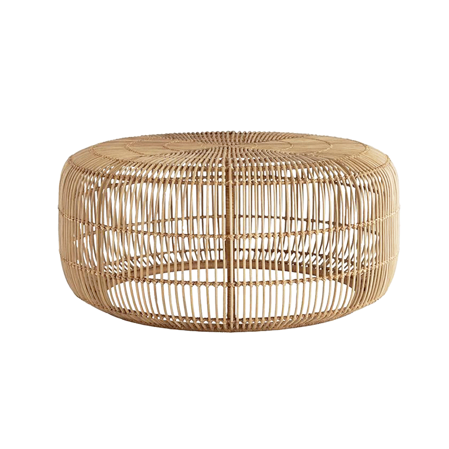 Enora Round Coffee Table - Premium Bamboo 1