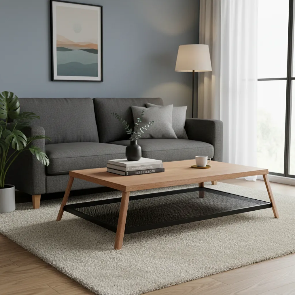 Pyra Oak Veneer Coffee Table 3