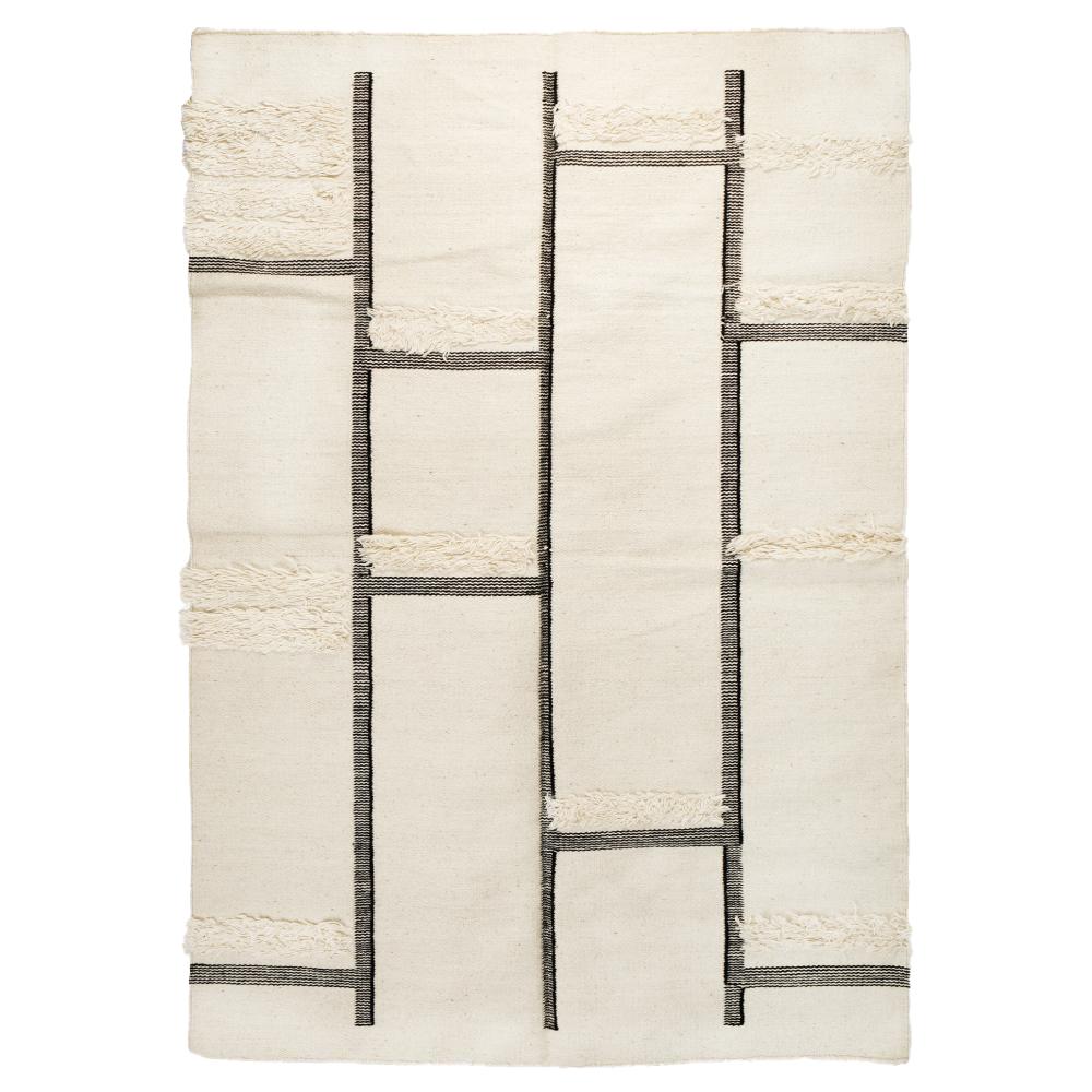 Alba Wool Rug - Handwoven New Zealand Wool With Cotton Base 0