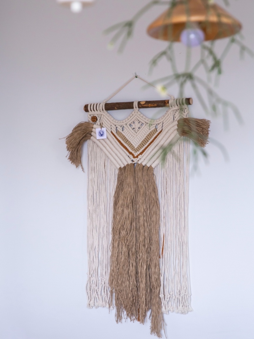 Mixed Macramé Wall Hanging 1