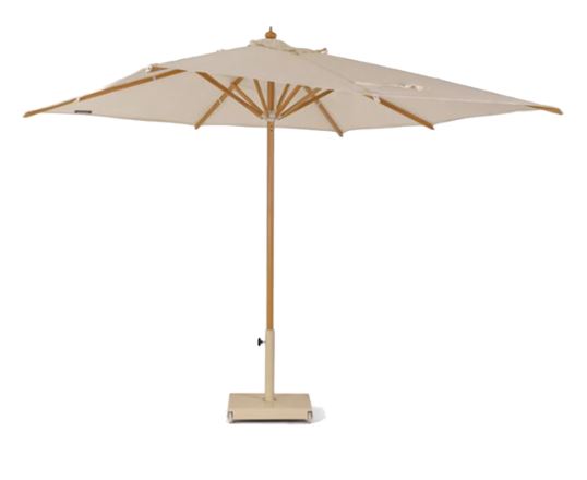 Keira Square Umbrella With Beech Wood Frame 0