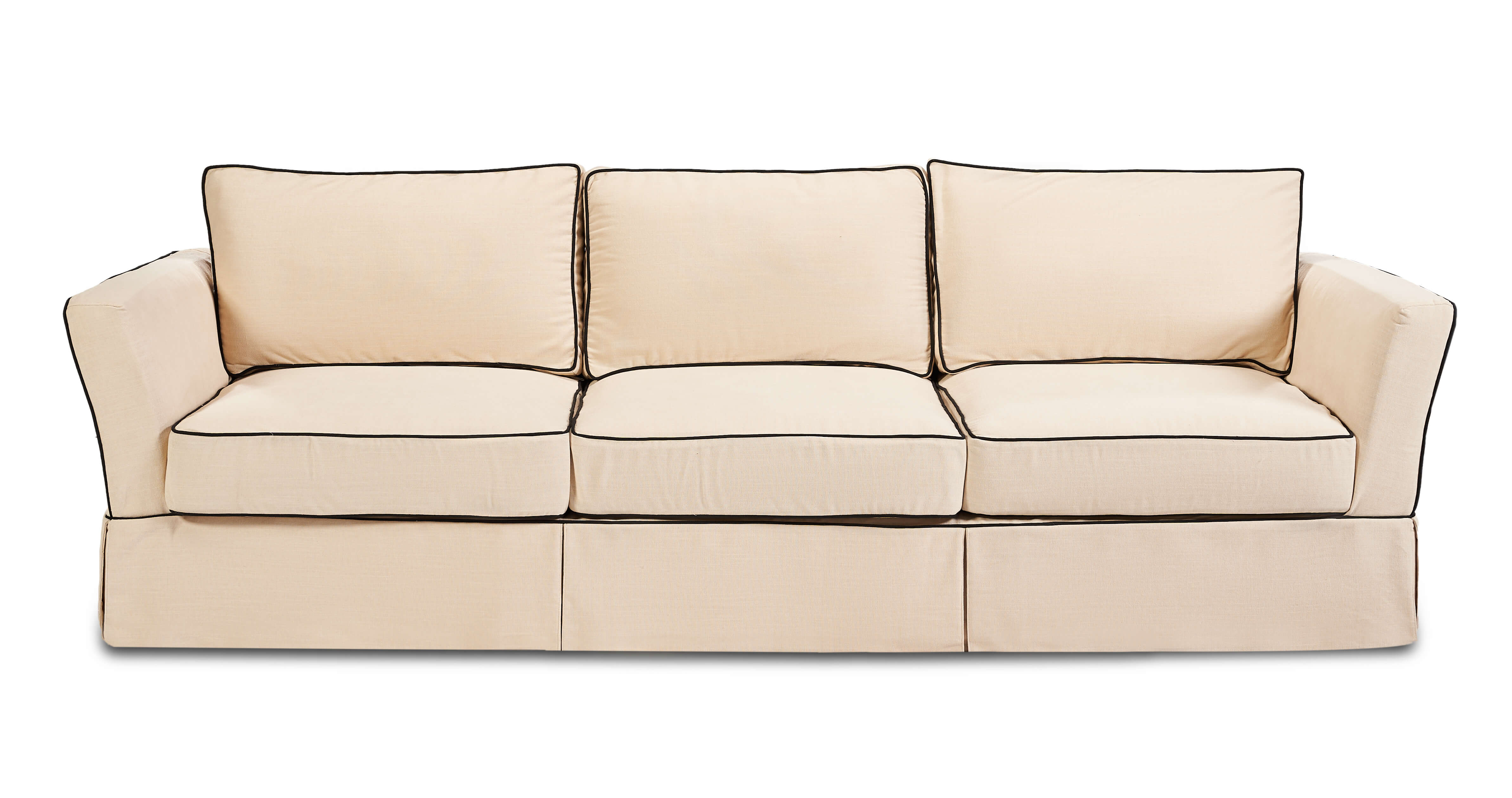 Gaia 3 Seater (260 cm) Slip Cover Sofa 0