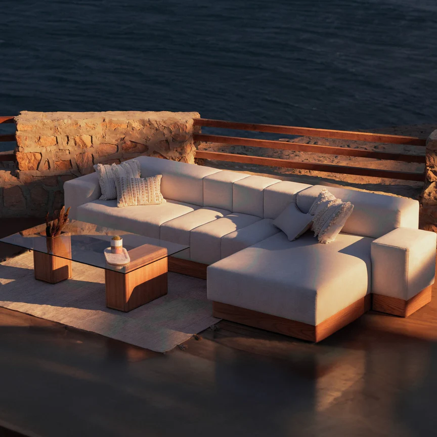 Serene L Shape Sofa 3