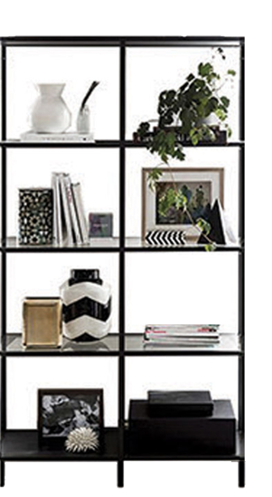 Grid Metal Shelving With 8 Shelves 0