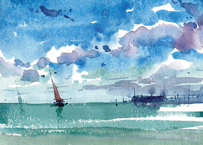 C- Vibrant Seascape 0