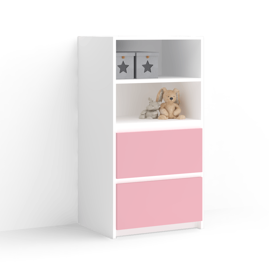 Meda Chest of Drawers With 2 Open Shelves 10