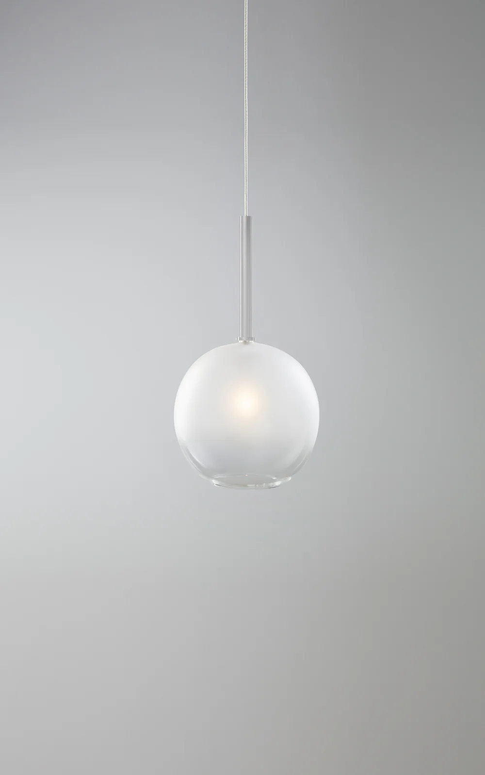 Blow Frosted Suspension - Small - Silver 0