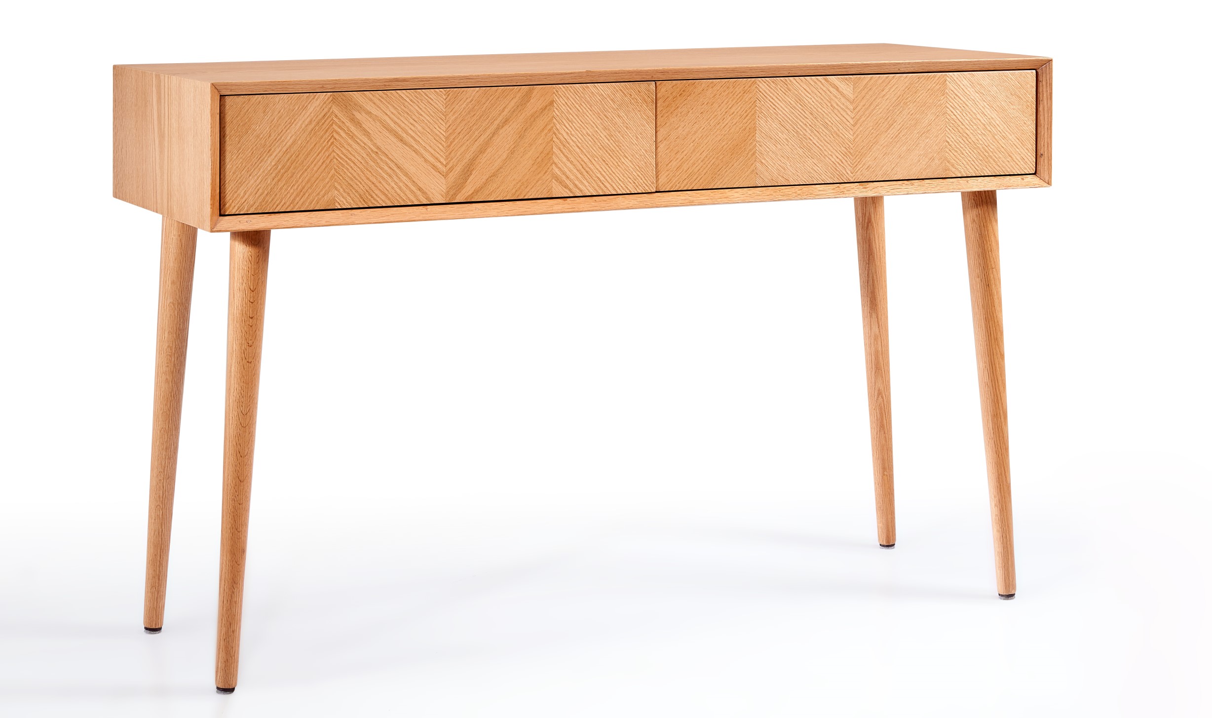 Maisy Chevron Pattern Wooden Console 1