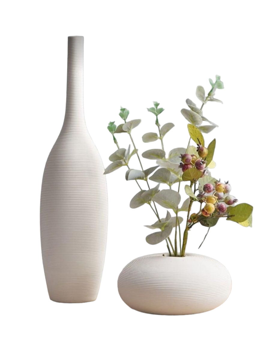 Decorative Ceramic Set Vase - Dried Flowers Vase decor 0