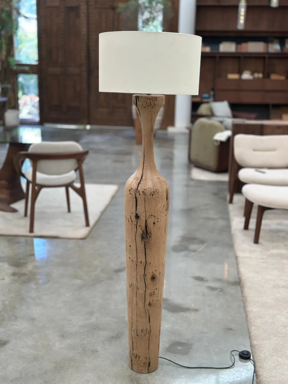 Reclaimed Oak Floor Lamp 1