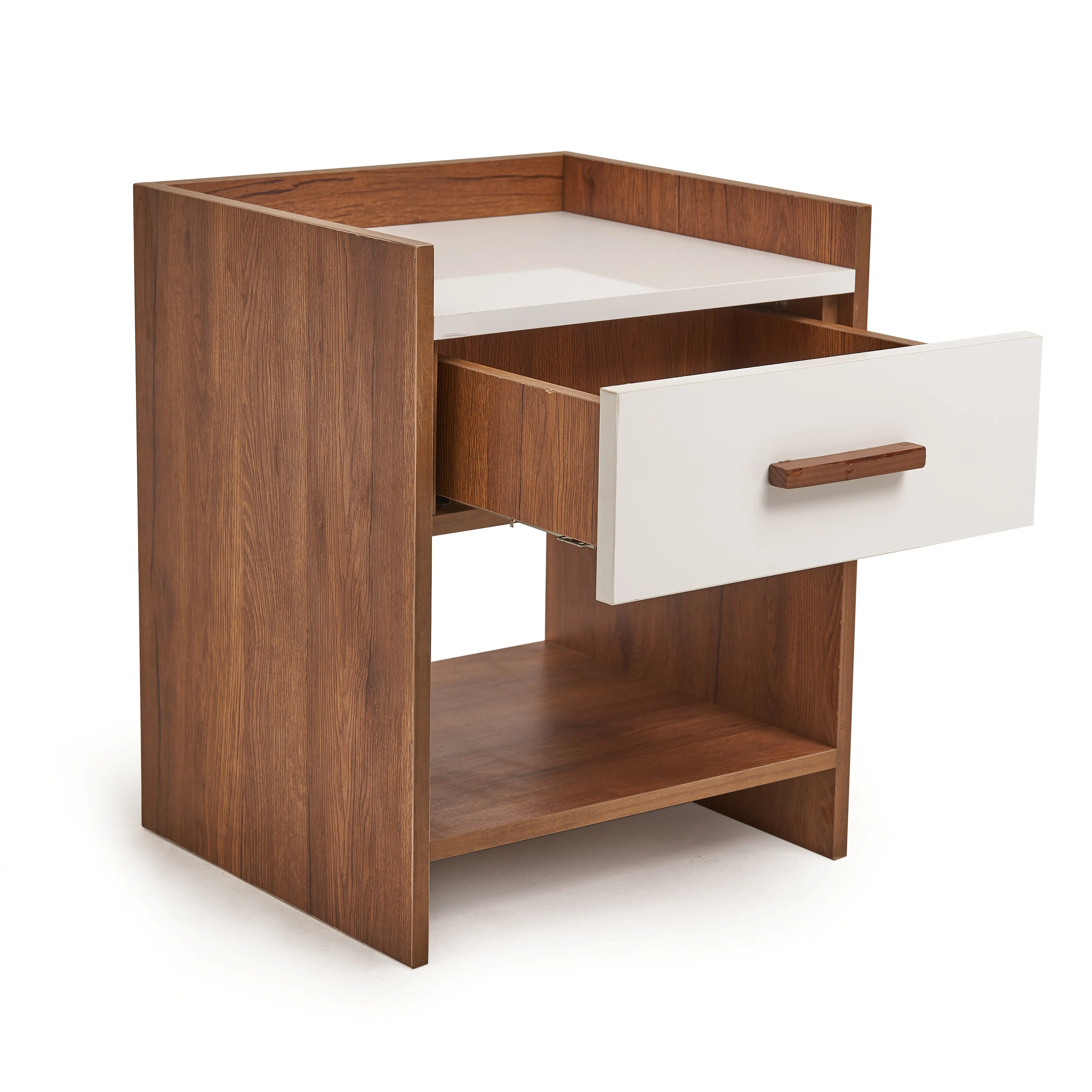 Nefer Laminated Wood Nightstand 3