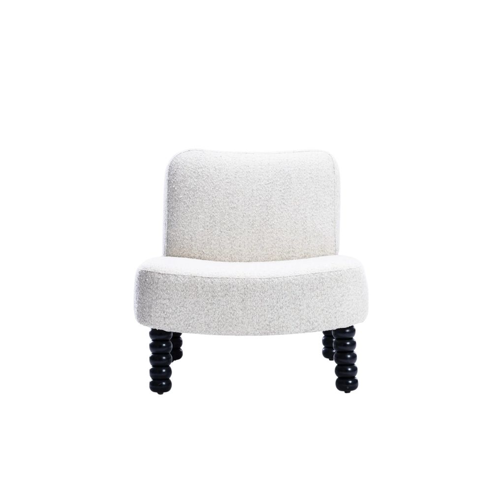 Bascota Lounge Chair - Sculptural Beech Wood Legs 0