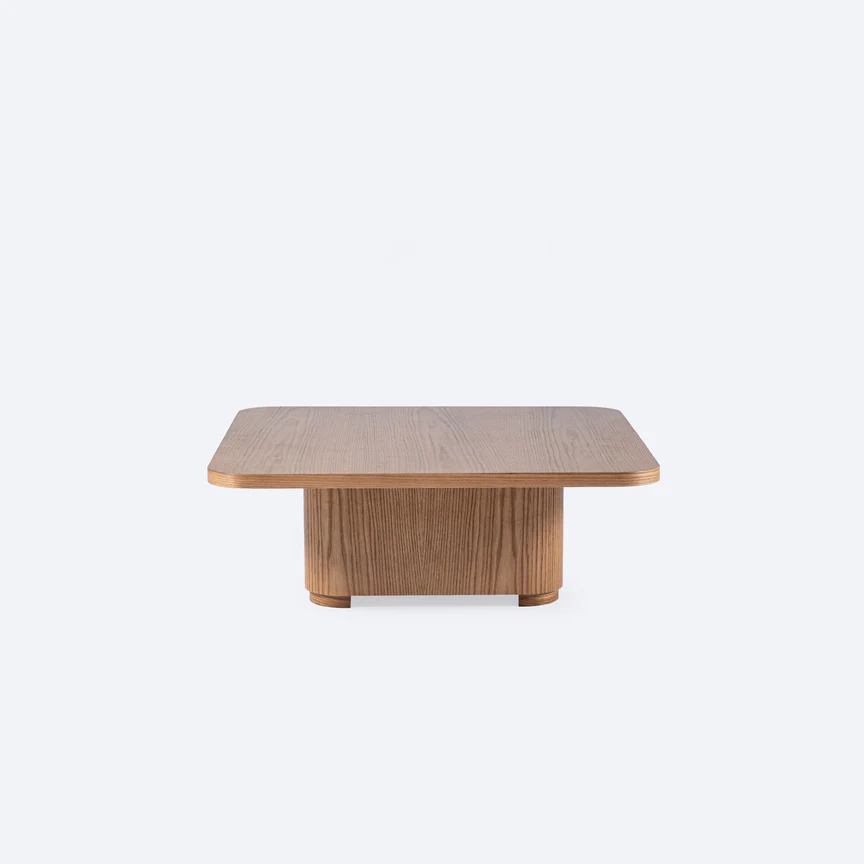 Panna Cotta Coffee Table – Oak, Terrazzo & Glass Mix 1