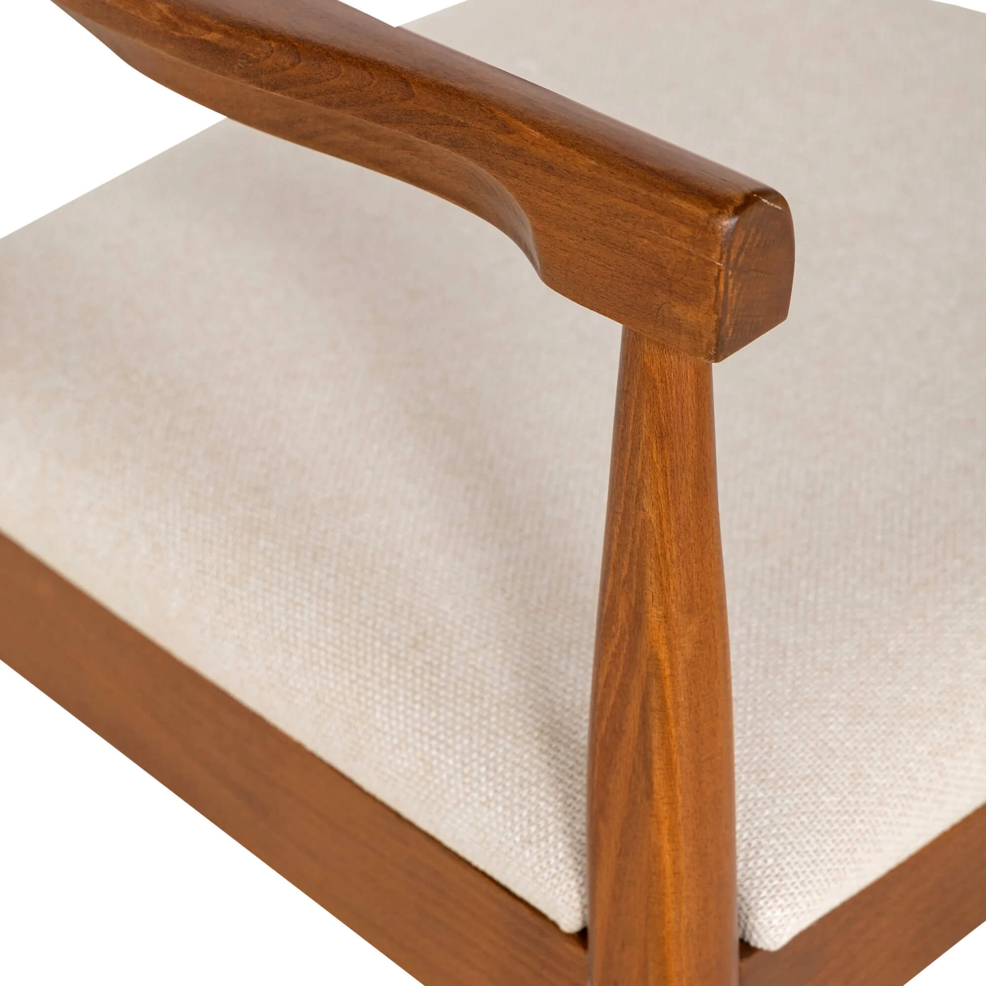 Flow Solid Wooden Dining Chair With Jute Rope Seat 3